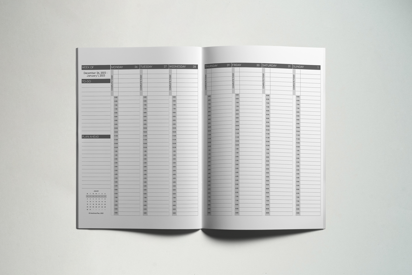 Undated Adult Planner